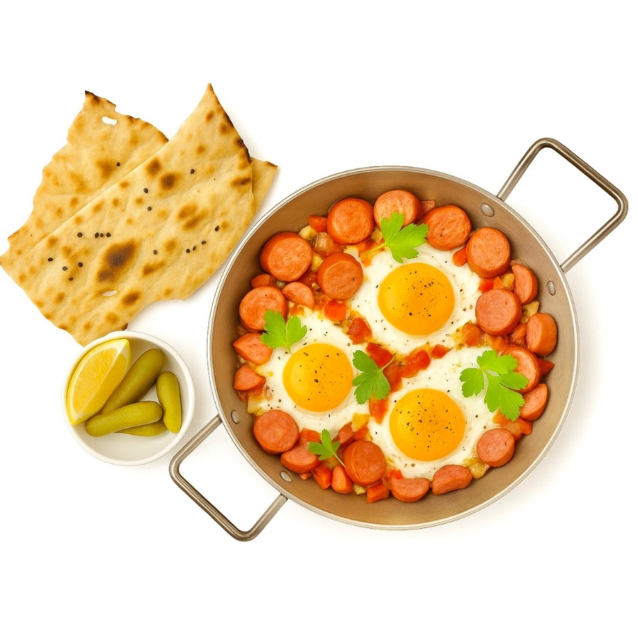 سوسیس تخم مرغ